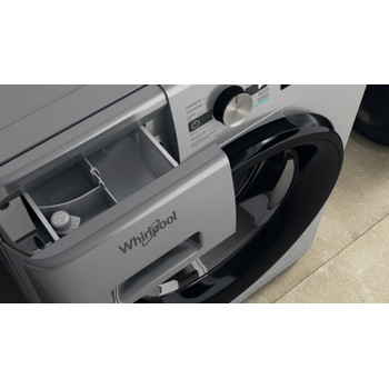 Whirlpool Lavadora Libre instalación FFB 8469 SBV SPT Plata Cargador frontal A Drawer