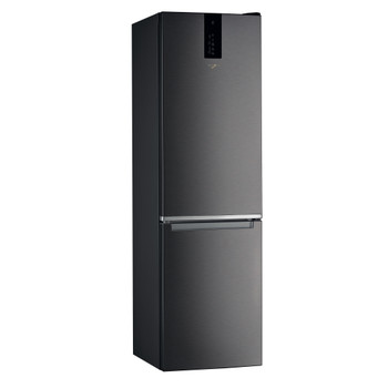 Whirlpool Холодильник з нижньою морозильною камерою. Соло W9 931A KS Чорний/Нержавіюча сталь 2 двері Perspective