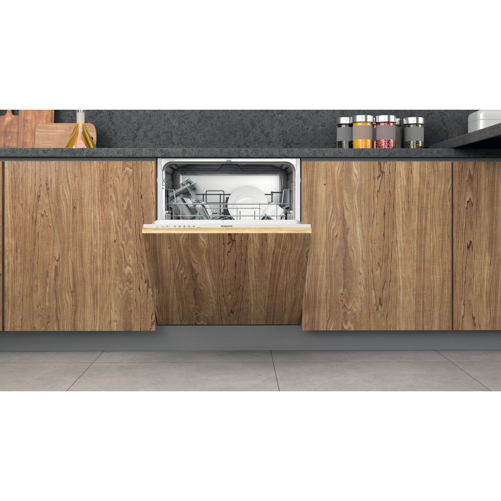 Hotpoint_Ariston Zmywarka Zabudowa HIS 3010 W pełni zintegrowany F Lifestyle frontal open