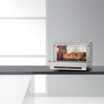 Whirlpool Mikrovlnná rúra Voľne stojace MWSC 9133 SX Nerez Elektronické 33 Mikrovlny kombi 1000 Lifestyle frontal open
