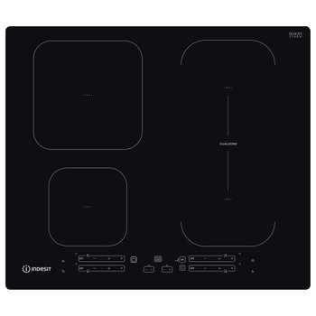 Indesit Placa IB 65B60 NE Preto Induction vitroceramic Frontal