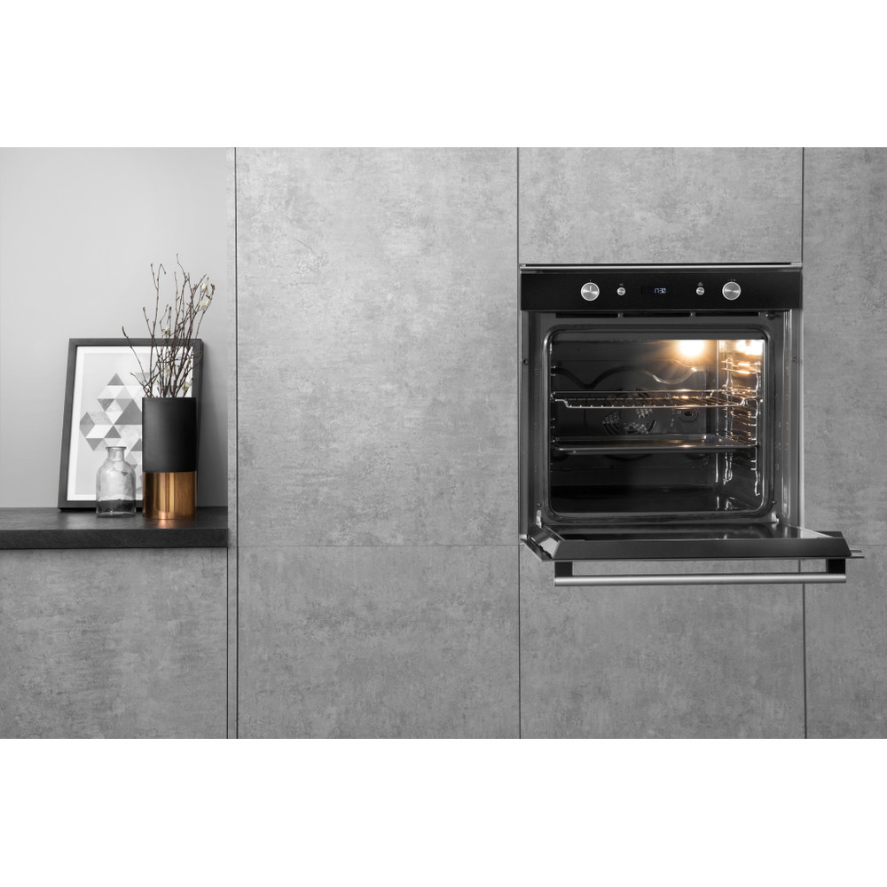 Hotpoint_Ariston Cuptor Încorporabil FI6 864 SH IX HA Electric A + Lifestyle frontal open