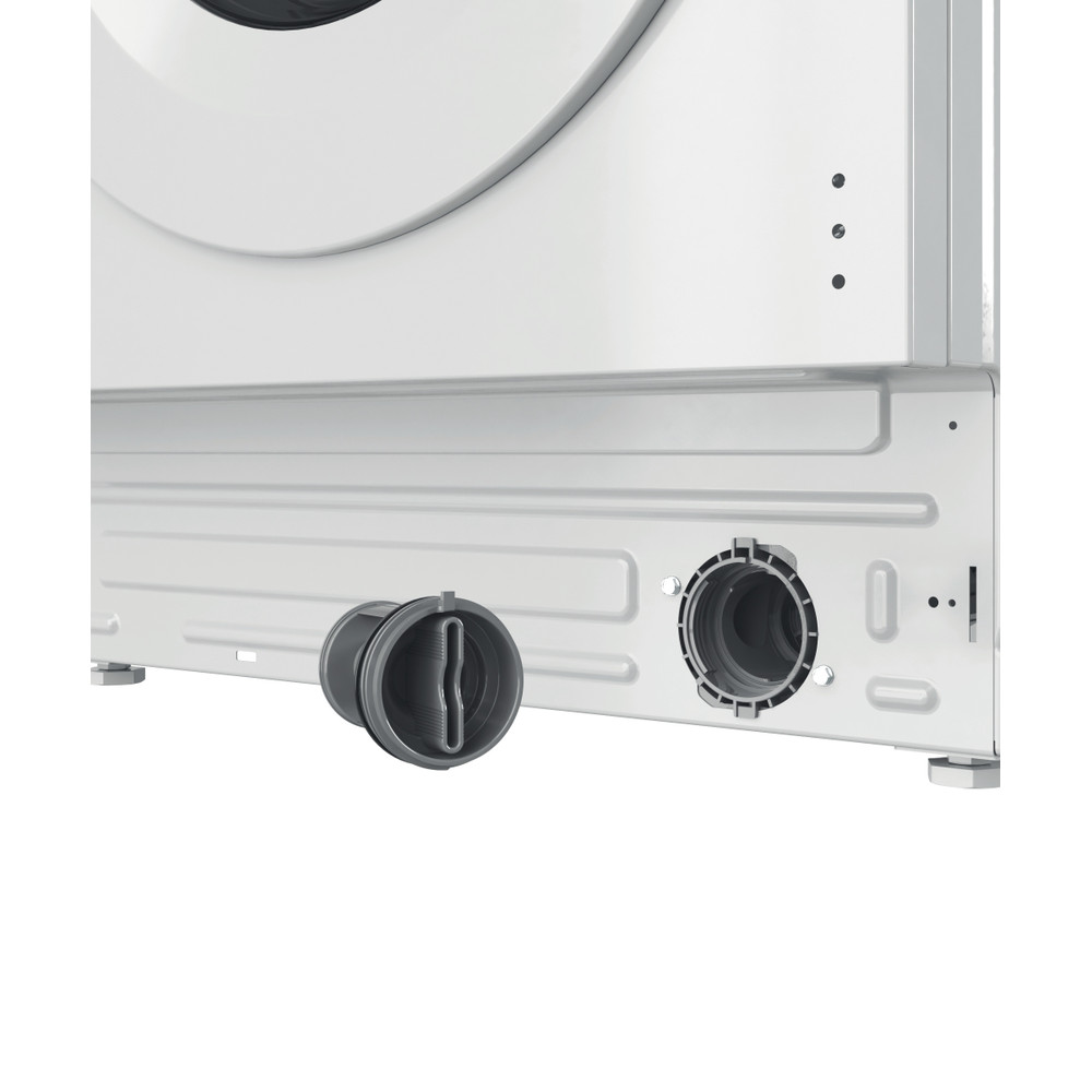Hotpoint Washer dryer Built-in BI WDHG 75148 UK N White Front loader Filter