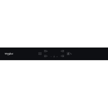Whirlpool Kookplaat WS Q2160 NE Zwart Induction vitroceramic Control panel