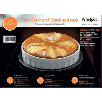 Whirlpool Microondas Libre instalación MCP 347 SL Plata Electrónico 25 MW-Combi 800 Food