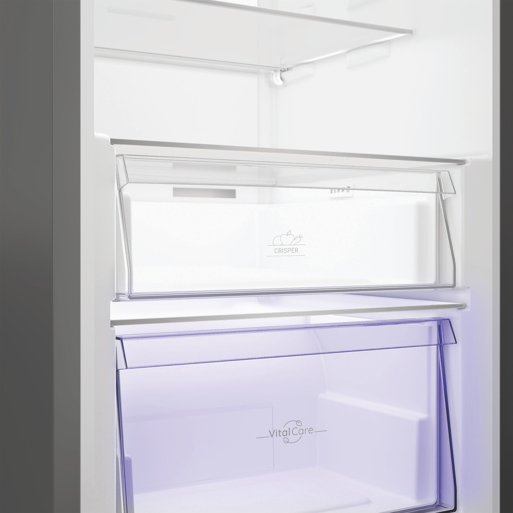 Hotpoint Frigorífico Libre instalación HPMLF 6443 XBR4E ARC 764 Manhattan Gray Drawer