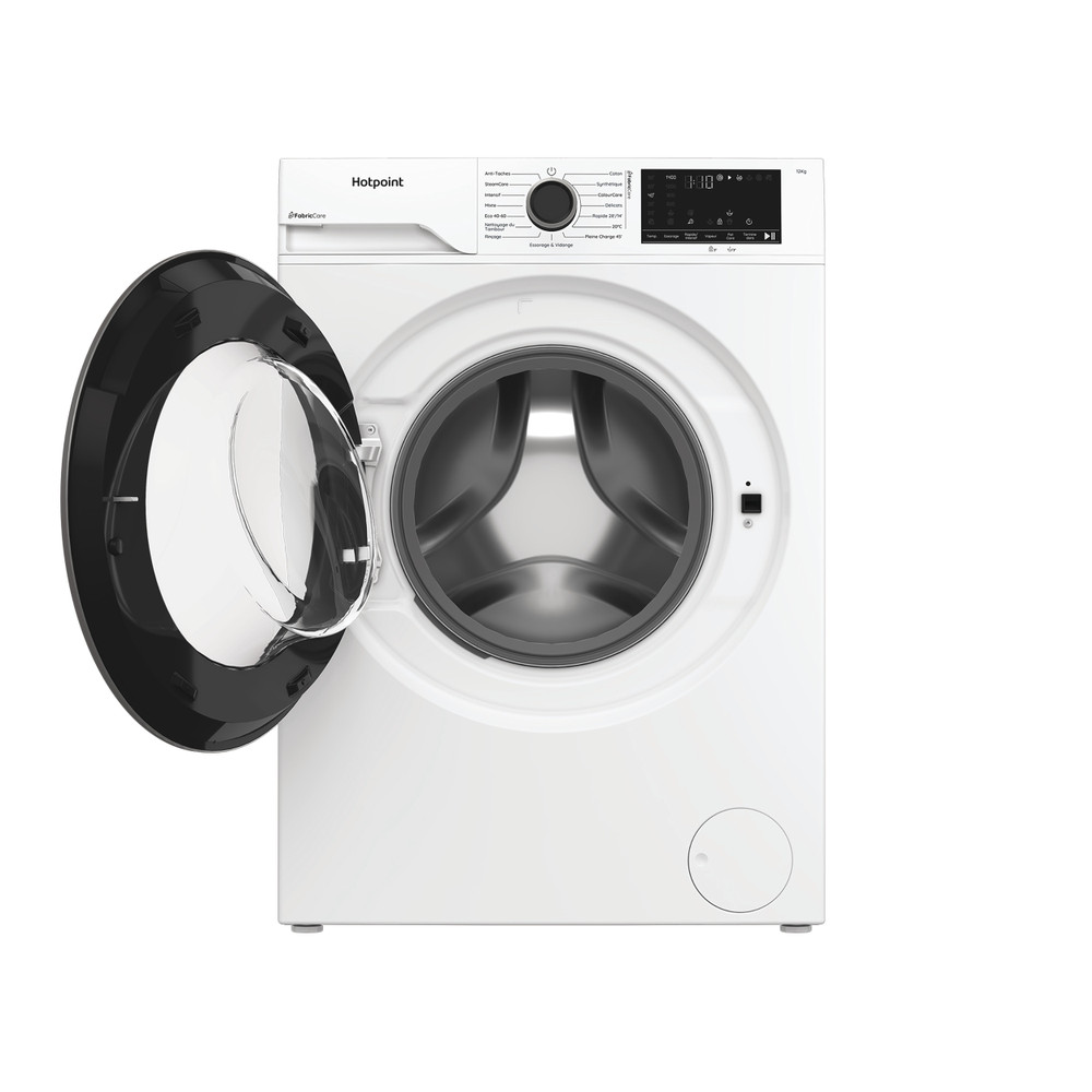 Hotpoint Lave-linge Pose-libre HB 123 CARE FR Blanc Lave-linge frontal A Frontal open