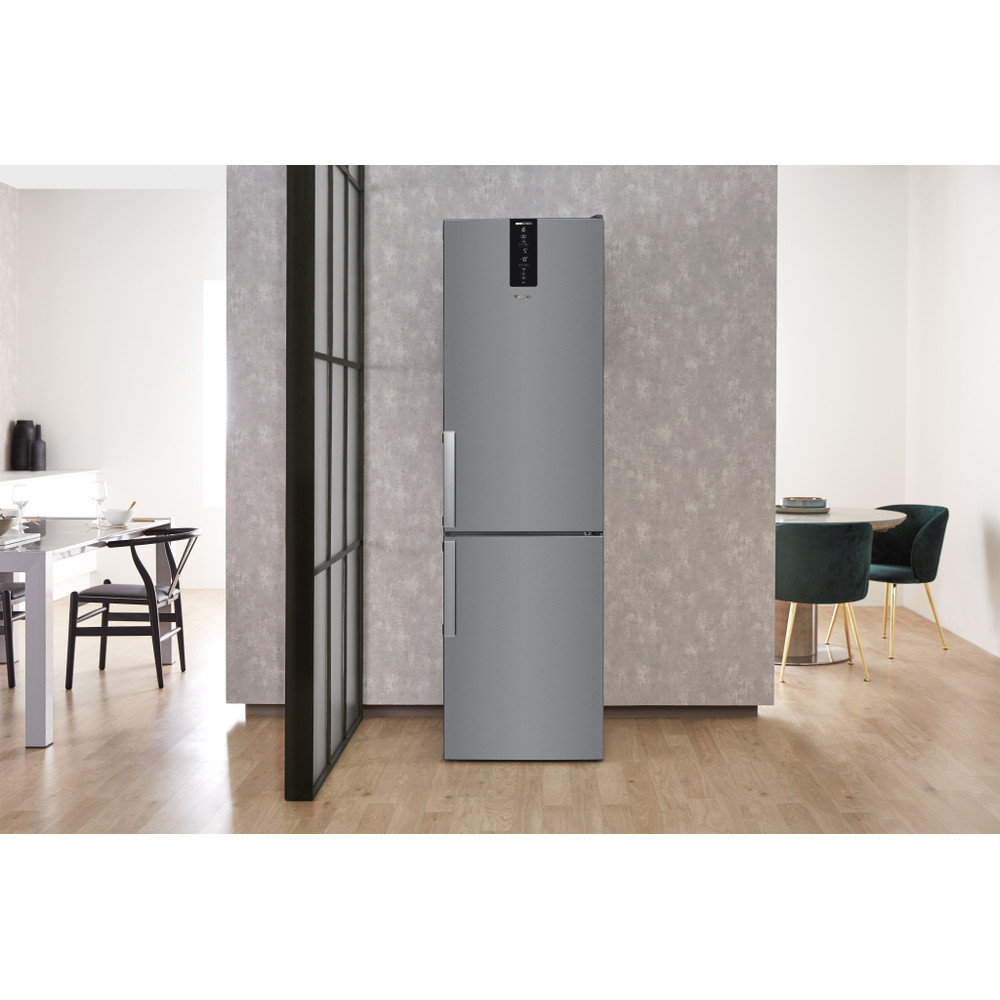 Whirlpool Kombinirani hladnjak Samostojeći W7 931T MX H Zrcalna/Inox 2 doors Lifestyle frontal