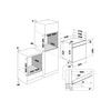 Indesit Horno Encastre IO 278PS X Eléctrico A ++ Technical drawing