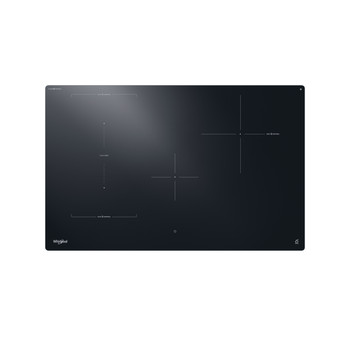 Whirlpool Kookplaat WTX8015DCF Zwart Induction vitroceramic Frontal top down