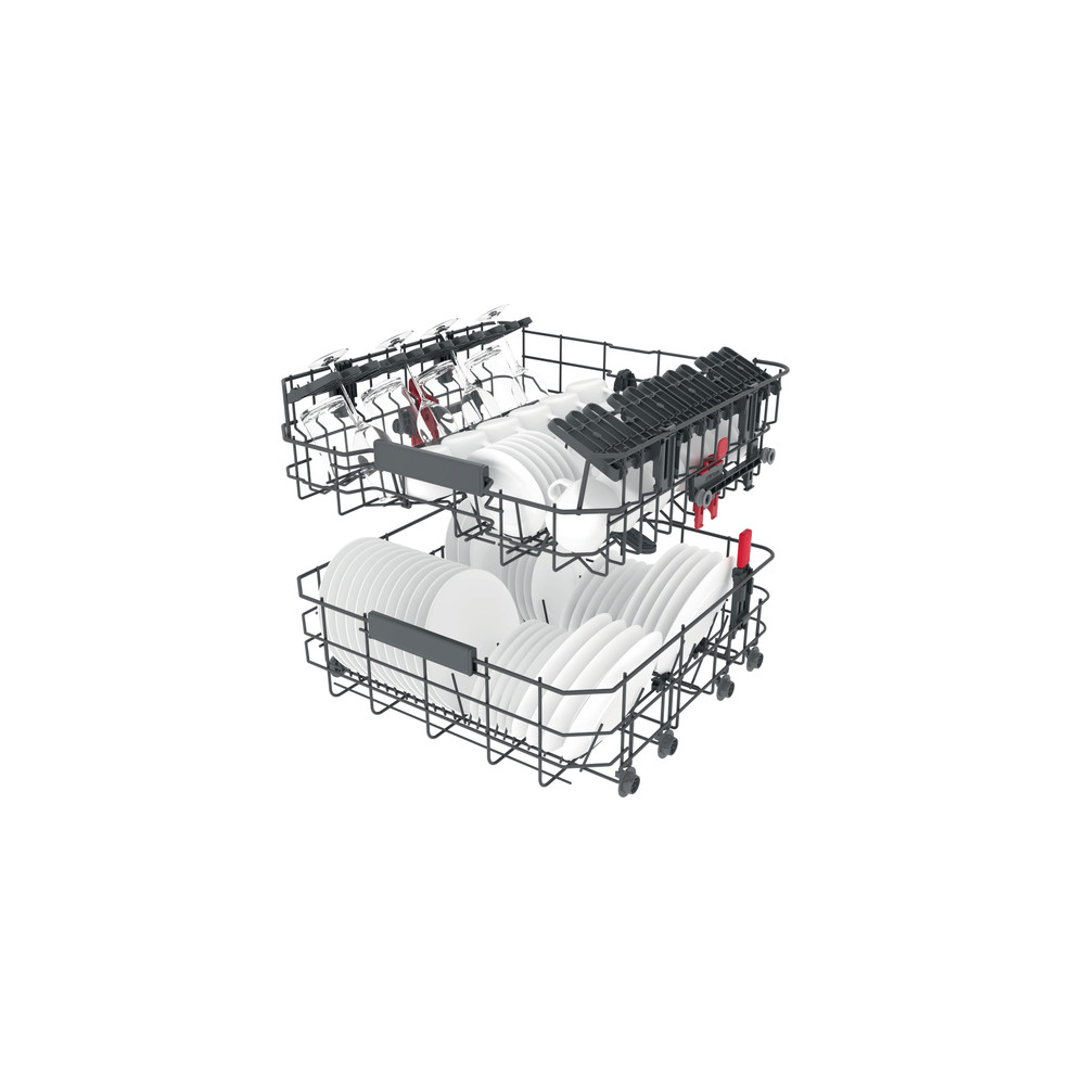 Whirlpool Lavavajillas Encastre WIC 3C34 PFE S Full-integrated D Technical Translucent
