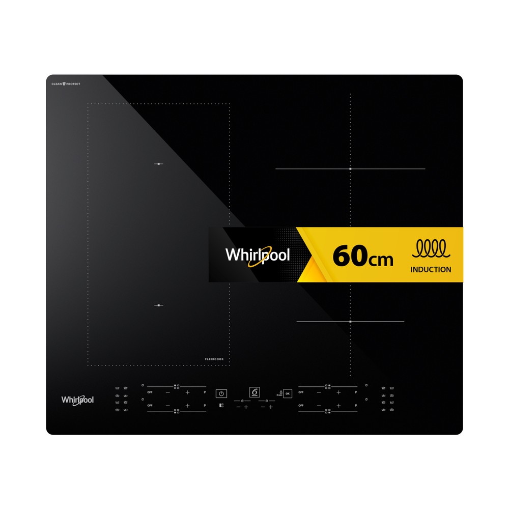 Whirlpool Koketopp WL B4060 CPNE Svart Induction vitroceramic Frontal