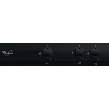 Whirlpool Table de cuisson AKT 404/NB Noir Gaz Control panel