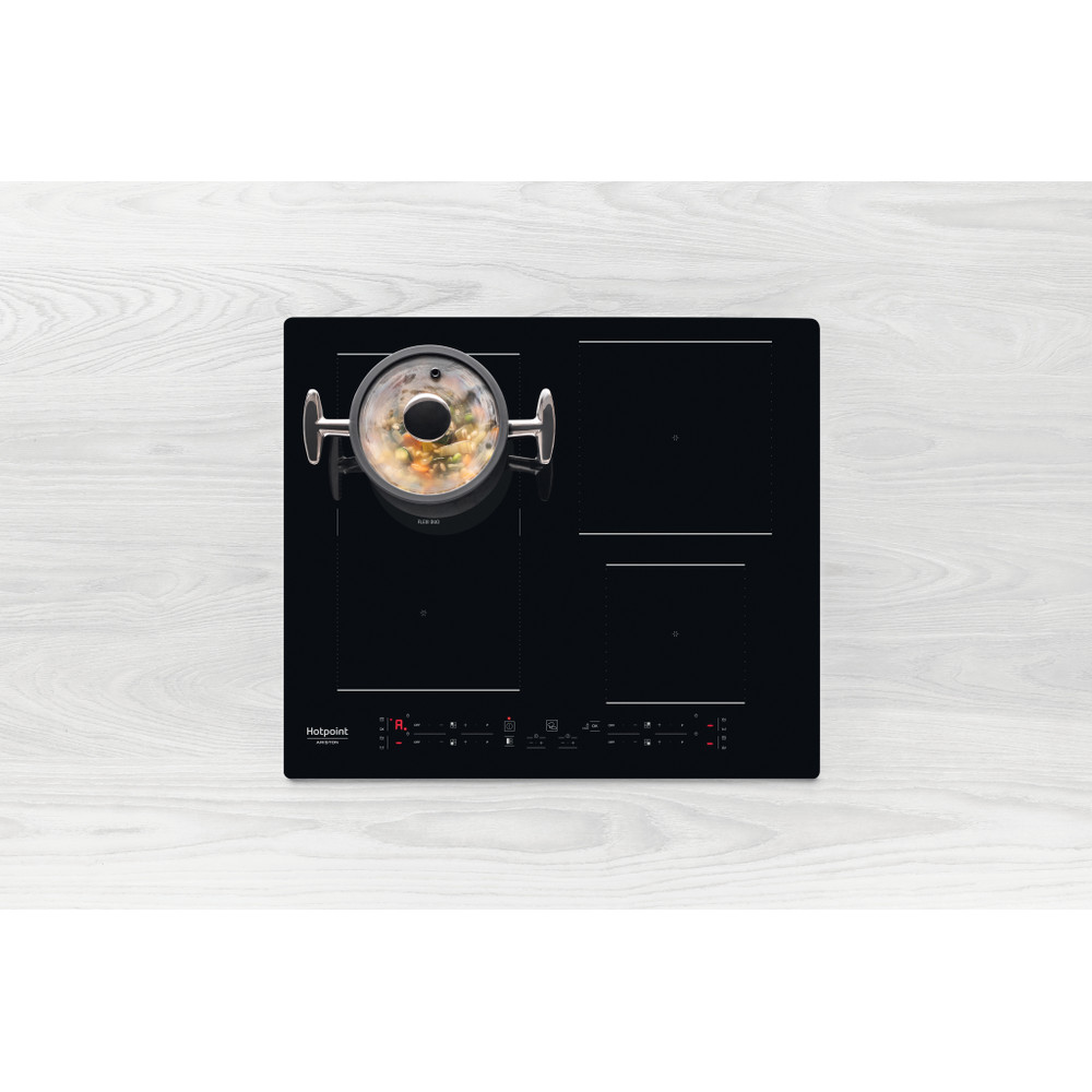 Hotpoint_Ariston Table de cuisson HB 3160C NE Noir Induction vitroceramic Lifestyle frontal