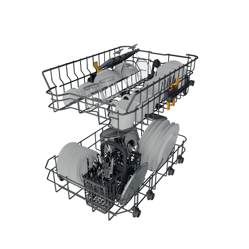 Whirlpool Dishwasher Freestanding WH2FE10CS80XUK Freestanding E Technical Translucent