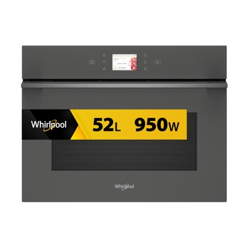 Whirlpool Mikrohullámú sütő Beépíthető WCW11O7FHTSSM Stardust grey matte Elektromos 53 Mikrohullám-Kombi 950 Frontal