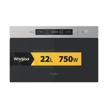 Whirlpool Mikrovlnná rúra Vstavané MBNA920X Nerez Elektronické 22 Mikrovlny + Gril 750 Frontal