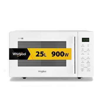 Whirlpool Mikrovlnná trouba Volně stojící MWP 253 W Bílá Elektronické 25 Mikrovlny + Gril 900 Frontal