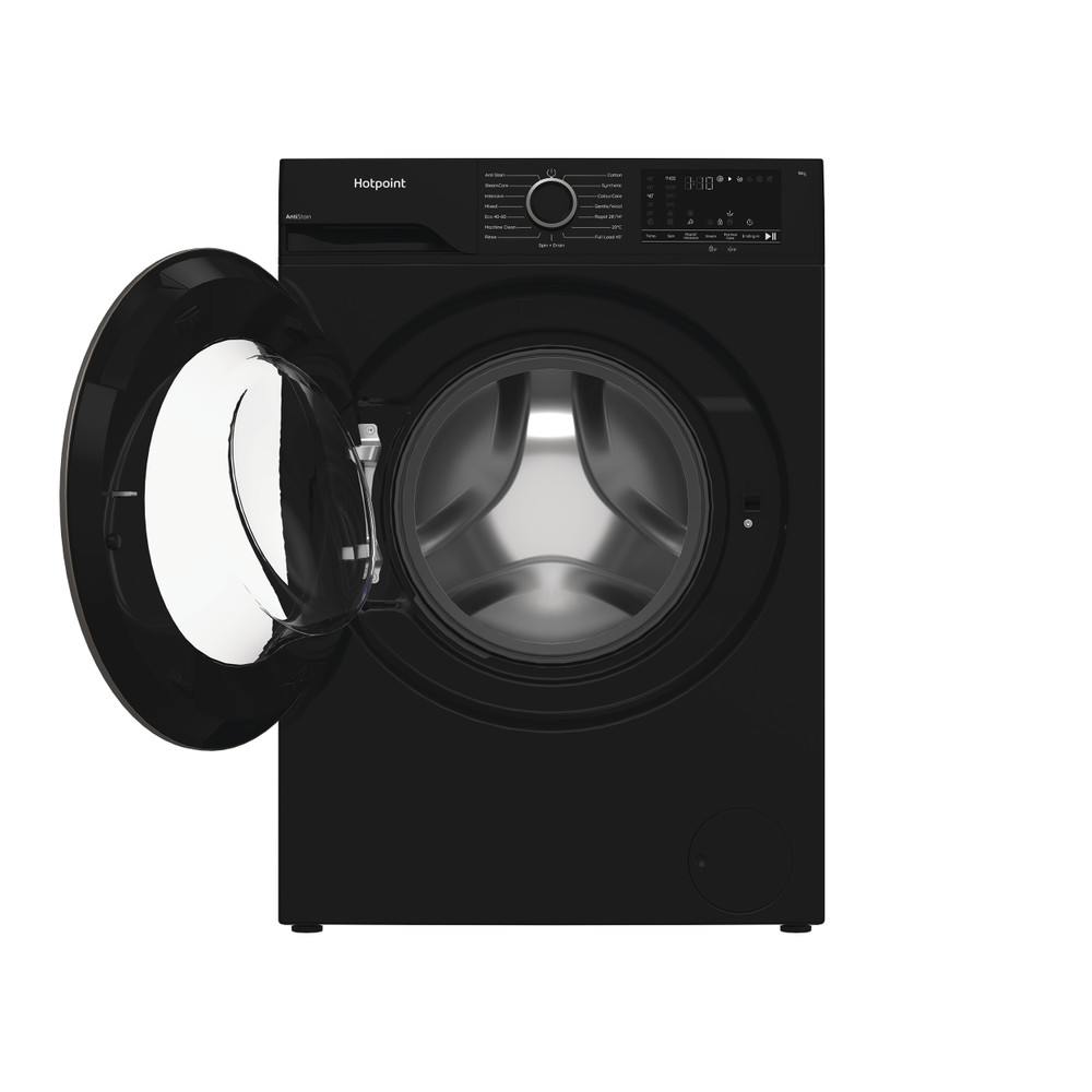 Hotpoint Washing machine Free-standing H 91B ANTI STAIN IRE Black Front loader A Frontal open