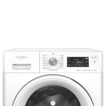 Whirlpool Lavadora Libre instalación FFB 10489 WV SPT Blanco Cargador frontal A Control panel