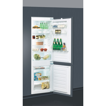Whirlpool Kombinovaná chladnička s mrazničkou Vestavné ART 66102 Bílá 2 doors Perspective open