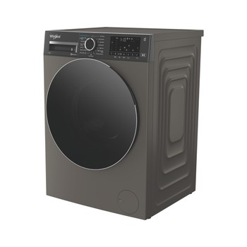 Whirlpool Maşină de spălat rufe Independent WAM 09GBC EE Manhattan Grey Încărcare frontală A Perspective
