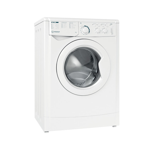 Indesit Perilica za rublje Samostojeći EWC 71252 W EE N Bijela Prednje punjenje E Perspective