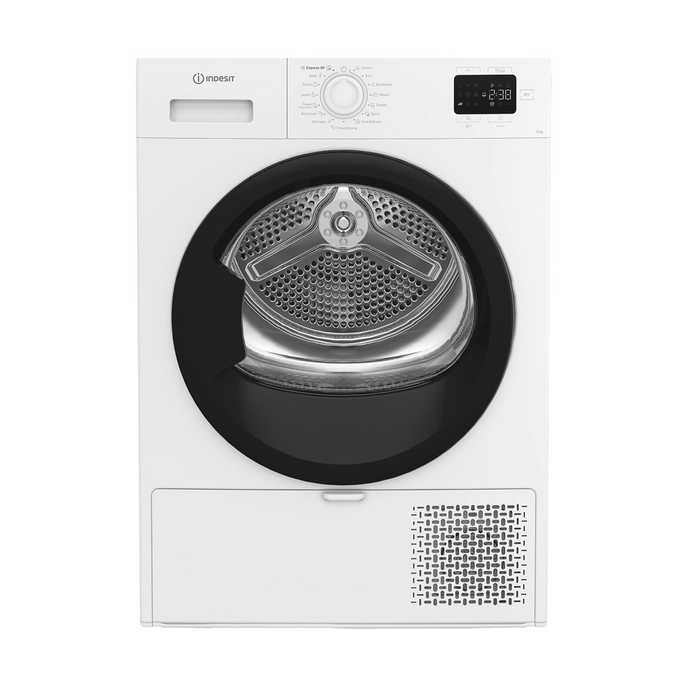 „Indesit“ Džiovyklė C YD 92D WB EE Balta Frontal