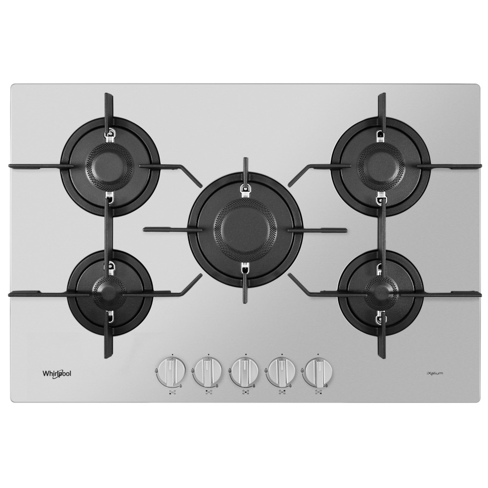 Whirlpool Hob PMW 75D2/IXL Inox Ixelium Gas Frontal