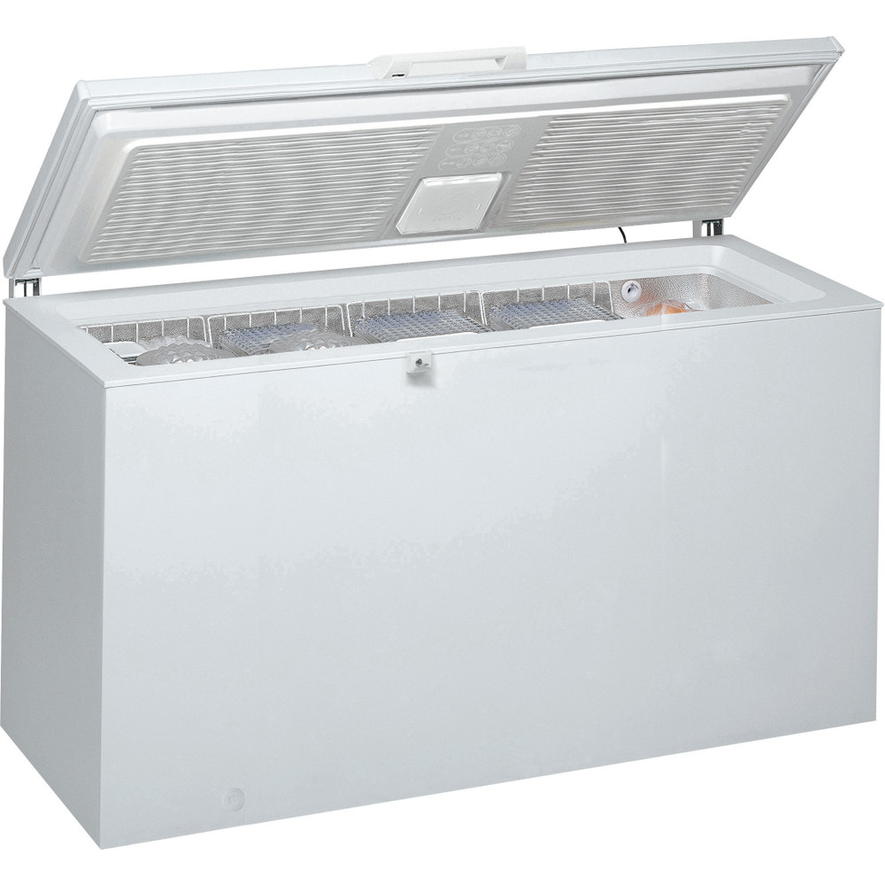 Bauknecht Gefriergerät Standgerät GTE 608 FA 3 CH Weiss Perspective open