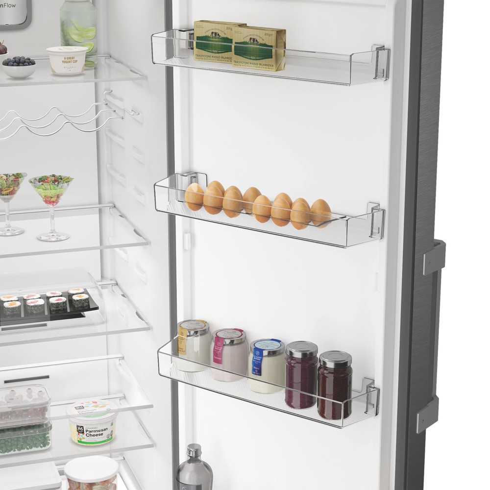 Hotpoint Frigorífico Libre instalación HPMLF 6443 XBR4E ARC 764 Manhattan Gray Lifestyle detail