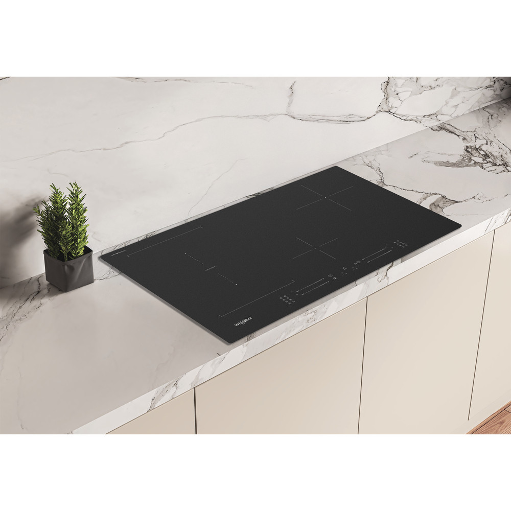 Whirlpool Table de cuisson WL S3777 NE BM Noir Induction vitroceramic Lifestyle perspective