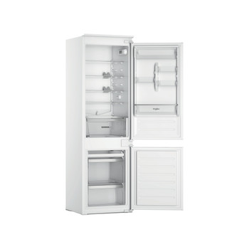 Whirlpool Kombinovaná chladnička s mrazničkou Vestavné WHC18D031C1 Bílá 2 doors Perspective open