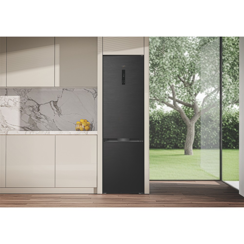 Whirlpool Kombinovaná chladnička s mrazničkou Voľne stojace WHK 26413 XR6E ARC 764 Manhattan Gray 2 doors Lifestyle frontal