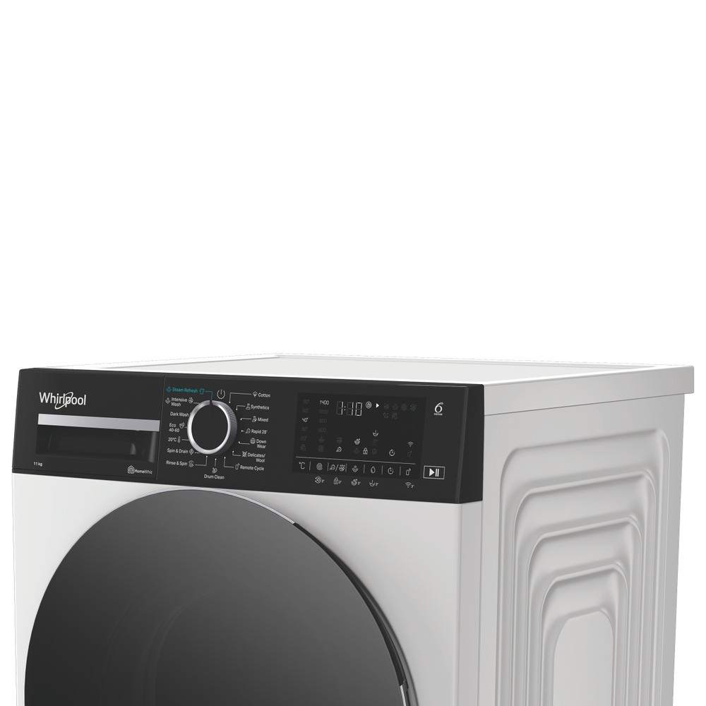 Whirlpool Maşină de spălat rufe Independent WAM 116 WBC EE Alb Încărcare frontală A Lifestyle control panel