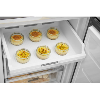 Whirlpool Hűtő/fagyasztó kombináció Szabadonálló W9 931D KS Fekete/Inox 2 doors Drawer