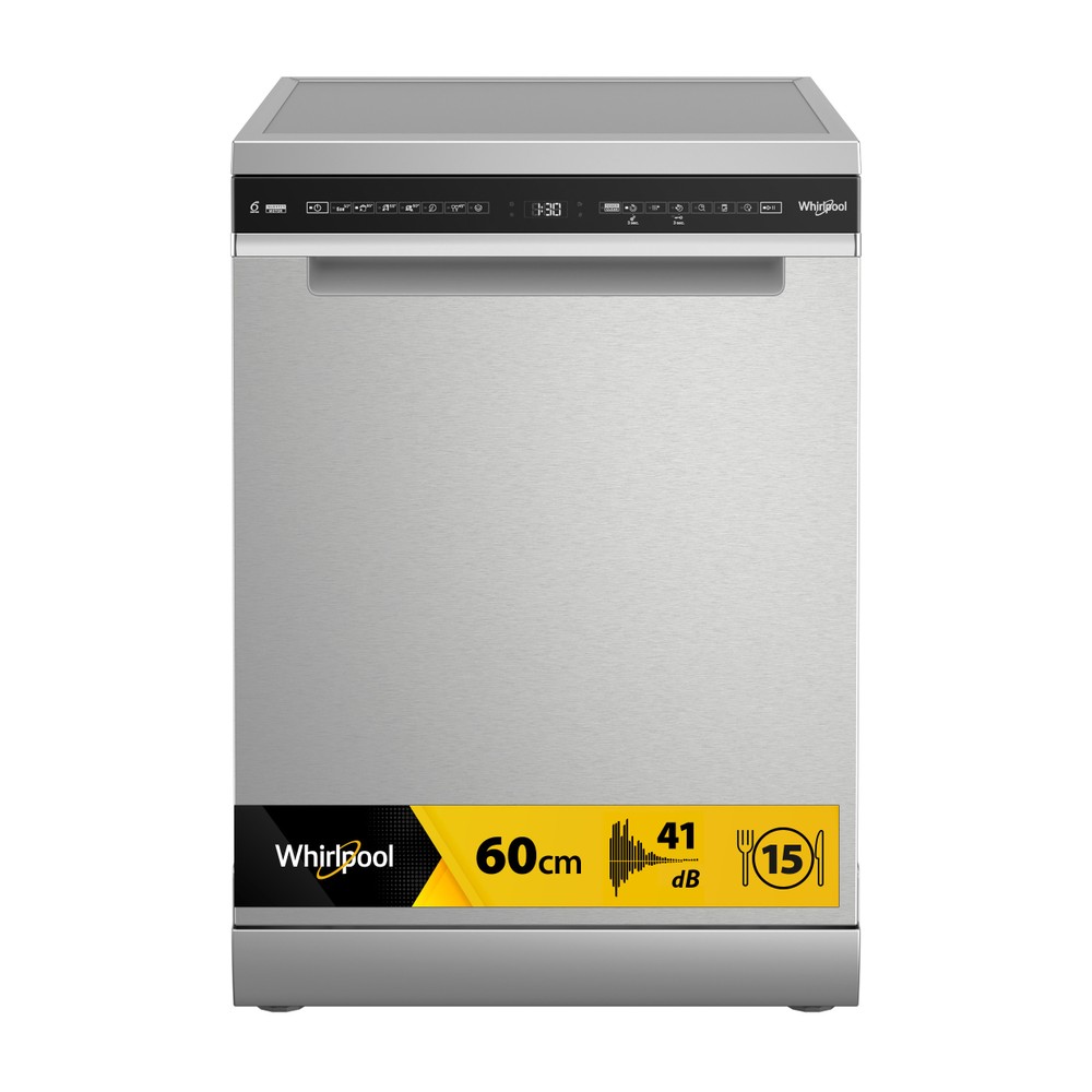 Whirlpool Umývačka riadu Voľne stojace W7F HS51 X Voľne stojace B Frontal