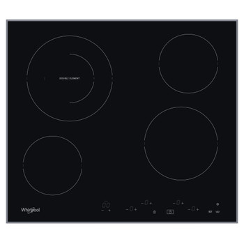 Whirlpool Varná doska AKT 8601 IX Čierna Radiant vitroceramic Frontal