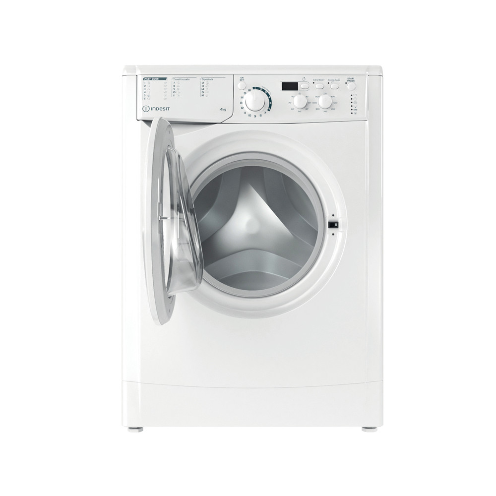 Indesit Mosógép Szabadonálló EWUD 41251 W EU N Fehér Elöltöltős F Frontal open