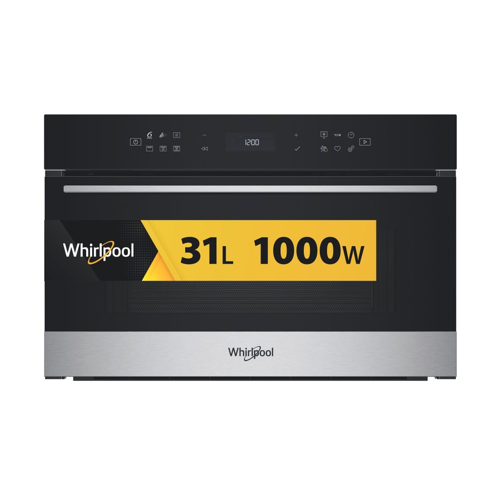 Whirlpool Мікрохвильова піч Вбудований (-а) WMD7O4TX Нержавіюча сталь Електронне 31 Мікрохвильова піч з функцією гриль 1000 Frontal