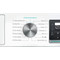 Whirlpool Перална машина Свободностоящи W8 W946WB EE Бял Предно зареждане A Perspective