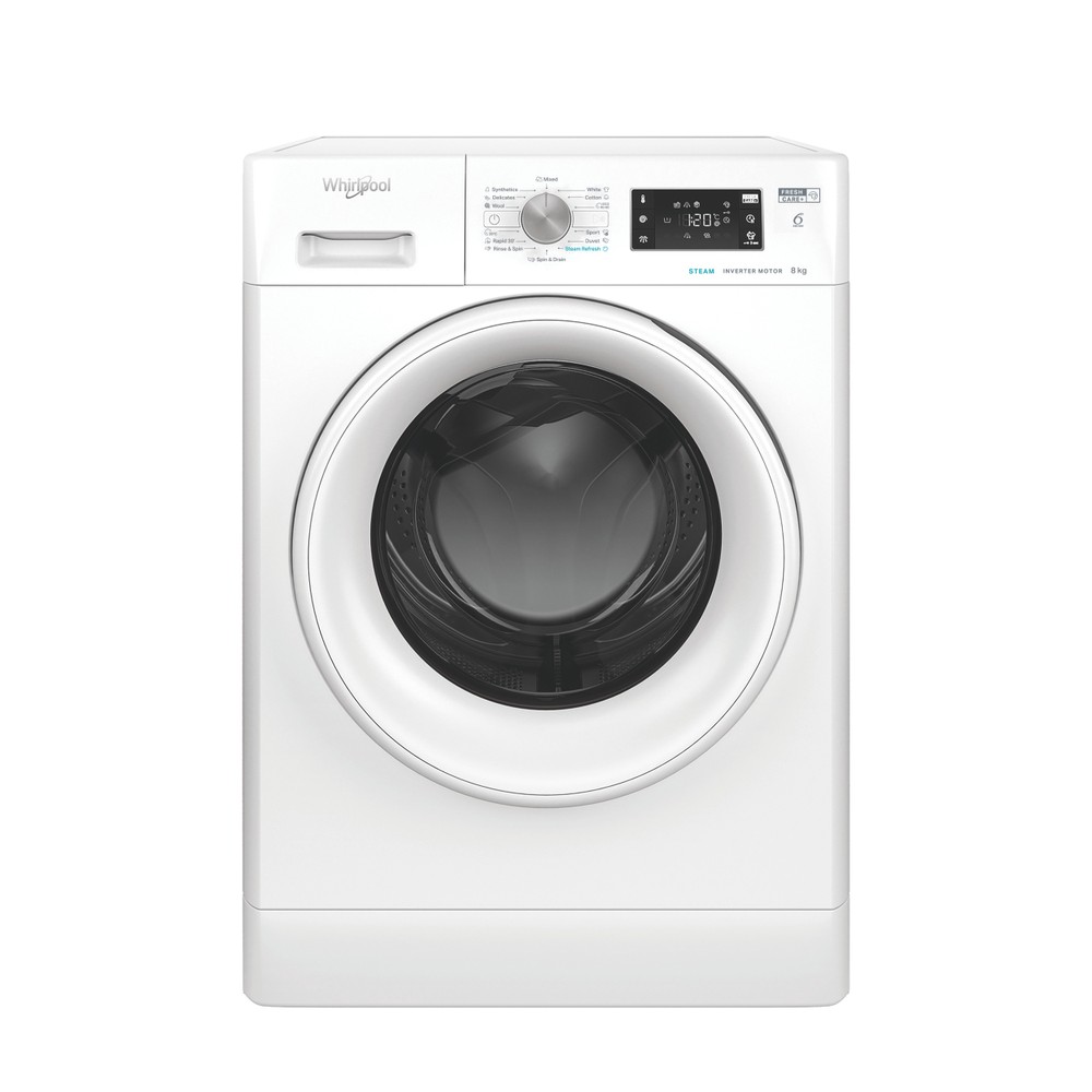 Whirlpool Perilica za rublje Samostojeći FFB 8279 WV EE Bijela Prednje punjenje A Frontal