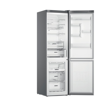 Whirlpool Kombinirani hladnjak Samostojeći W7X 92O OX Optički Inox 2 doors Perspective open