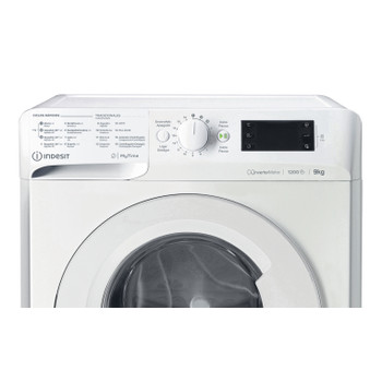 Indesit Lavadora Libre instalación MTWE 91295 W SPT Blanco Cargador frontal B Control panel
