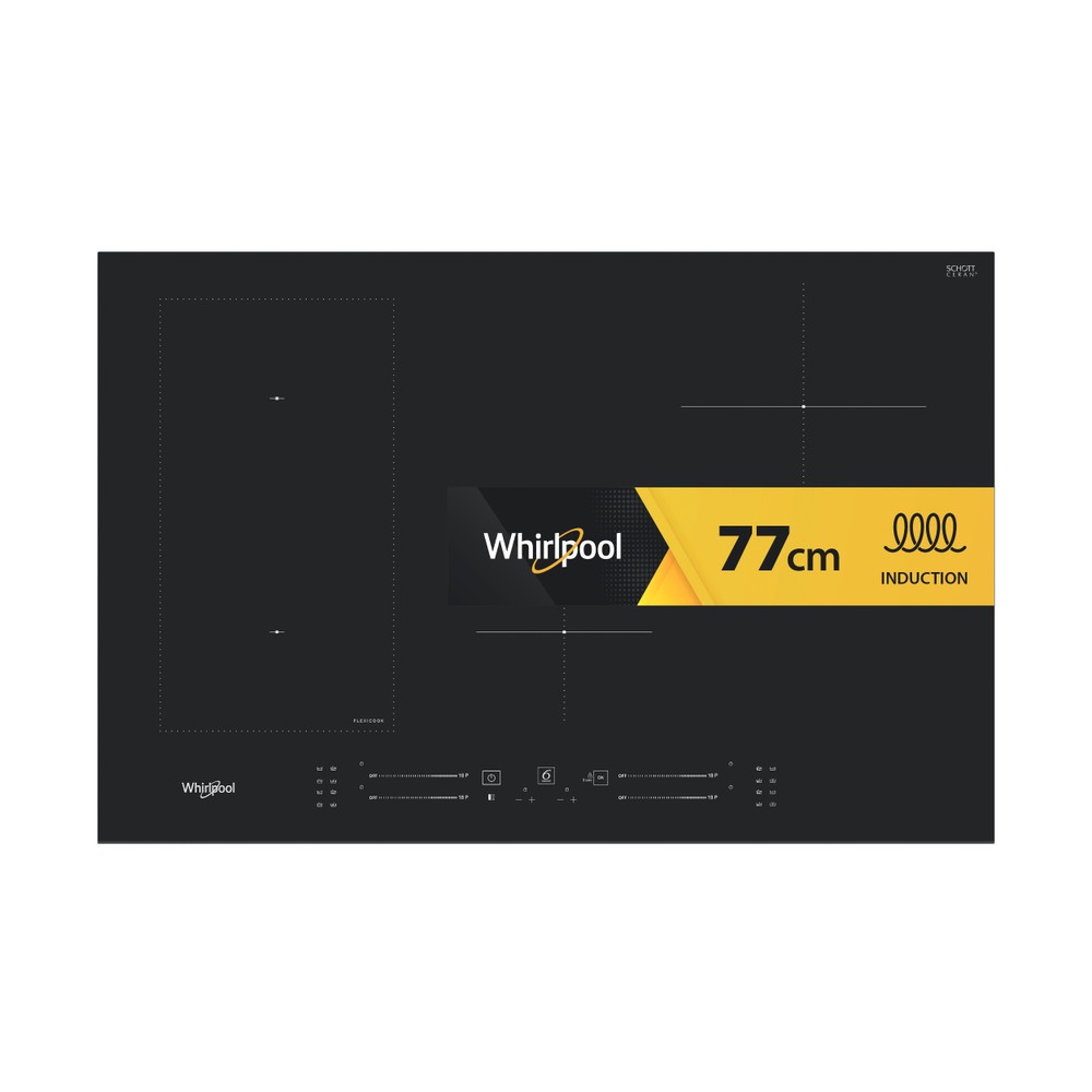 Whirlpool Kookplaat WL S3377 BF Zwart Induction vitroceramic Hero image