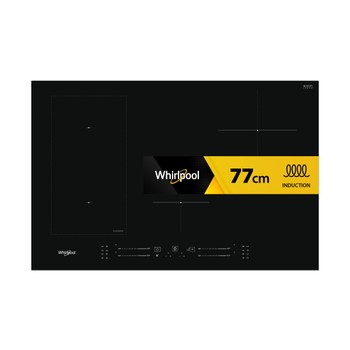 Whirlpool Kookplaat WL S3377 BF Zwart Induction vitroceramic Frontal
