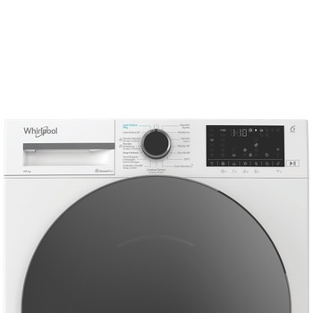 Whirlpool Lavadora secadora Libre instalación WAD 8536WBC SPT Blanco Cargador frontal Control panel