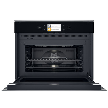 Whirlpool Mikrohullámú sütő Beépíthető W11I ME150 Sötét szürke Elektromos 40 Mikrohullám-Kombi 850 Frontal open