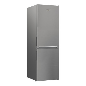 Whirlpool Combiné réfrigérateur congélateur Pose-libre WBMS 601362 XNA Inox 2 portes Perspective