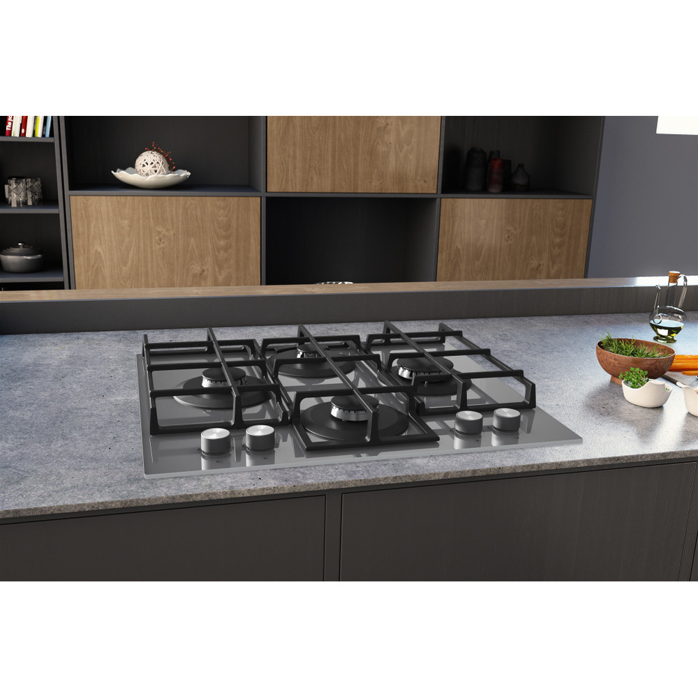 Hotpoint_Ariston Plită HAGS 61F/WH Alb Gaz Lifestyle perspective